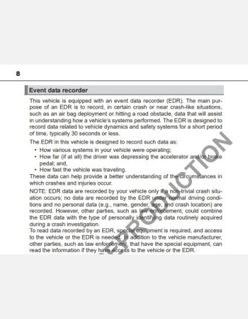 toyota kluger 2013 2014 2015 owners manual rhd